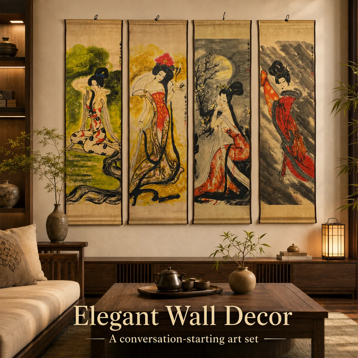 Four Legendary Beauties room styling image